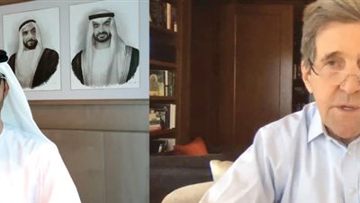 وزير الصناعة الإماراتي وكيري يبحثان الحد من تداعيات التغير المناخي