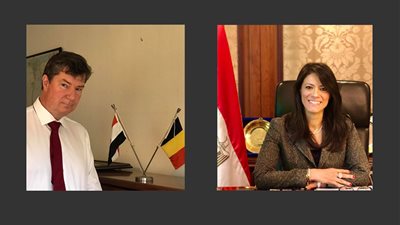 وزيرة التعاون الدولي تبحث مع السفير البلجيكي تعزيز التعاون الثنائي في المجالات ذات الأولوية 