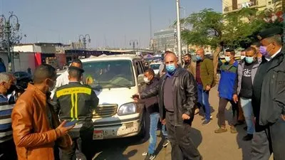 تحرير 25 محضر عدم ارتداء كمامة بحي الأزبكية