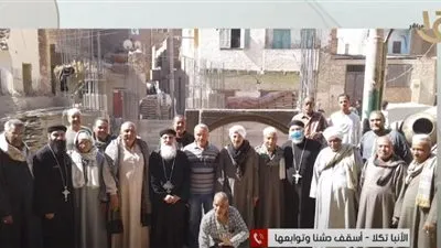 أسقف دشنا يقود حملة تبرع لبناء مسجد النعماني (فيديو)