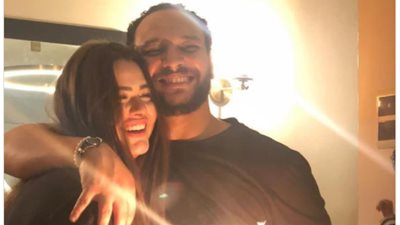 رسالة رومانسية من أحمد خالد صالح لهنادي مهنا في عيد الحب