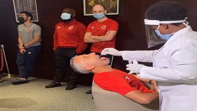 بعثة الأهلي تجري مسحة طبية استعداداً لمواجهة سيمبا التنزاني 