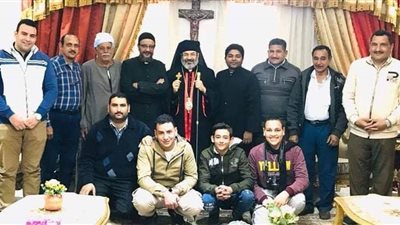 الأنبا توماس يلتقى بالمجلستلرعوى لكنيسة الشيخ زين الدين