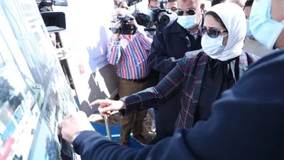 وزيرة الصحة تتفقد أعمال التطوير بمستشفى القصاصين بتكلفة 520 مليون جنيه (صور)