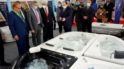 افتتاح فعاليات الدورة الثامنة للمعرض الرسمي للسيراميك والبورسلين والأدوات الصحية 