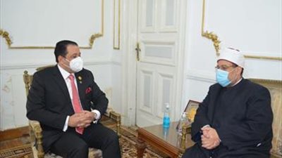 وزير الأوقاف ورئيس لجنة مكافحة الإرهاب بالبرلمان يبحثان سبل مواجهة الفكر المتطرف