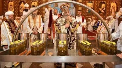 الكنيسة الارثوذكسية تشهد إعادة عمل الميرون غدا