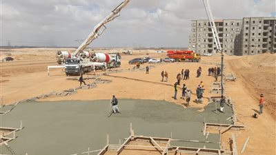  بالصور ..وضع حجر أساس مبنى جهاز مدينة حدائق العاصمة 