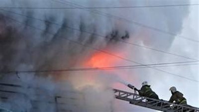 اندلاع حريق في مبنى سكني في أنابا الروسية