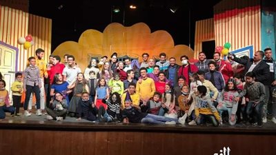 شباب ثقافة الفيوم يبهر حضور العرض المسرحي 