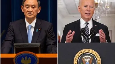 بايدن يخطط للقاء رئيس الوزراء الياباني في واشنطن في 9 أبريل