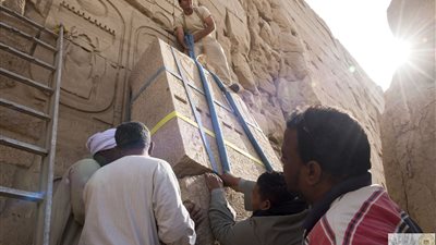 بدء أعمال ترميم 