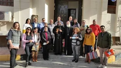 أسقف البحر الأحمر يزور فندق دير الأنبا بولا 