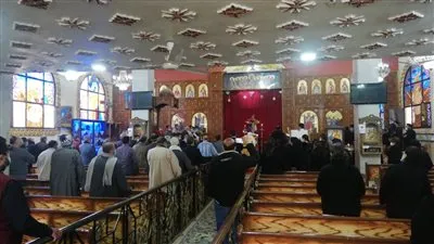 صلاة جنازة الفنان العالمي عادل نصيف بكنيسة السيدة العذراء مريم بشبراخيت (صور)