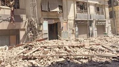 مناظرة النيابة لجثث ضحايا عقار جسر السويس المنهار 