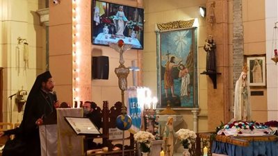 المدبر البطريركي للكلدان بمصر يترأس تجديد الوعد لفرق جنود مريم بمشاركة الأنبا باخوم