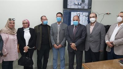 افتتاح وحدة منظومة الكاميرات بكليتي التربية الرياضية والعلاج الطبيعي ببنها