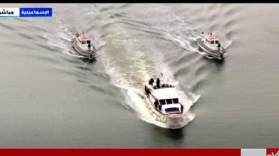 عاجل.. السيسي يقوم بجولة تفقدية بالمجرى الملاحي لقناة السويس