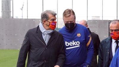 عاجل.. صدام ناري بين لابورتا وكومان 