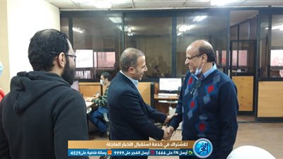 حسين الزناتي خلال زيارة لـ