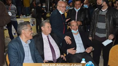 في حضرة ضياء رشوان.. ياسر رزق يشارك بانتخابات 'الصحفيين' (صور)