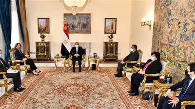 مديرة اليونسكو: الرئيس السيسي أكد أهمية الحفاظ على التراث المصري