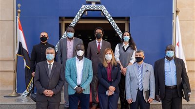 وزير الشباب والرياضة الجنوب سوداني يزور الأكاديمية الوطنية للتدريب