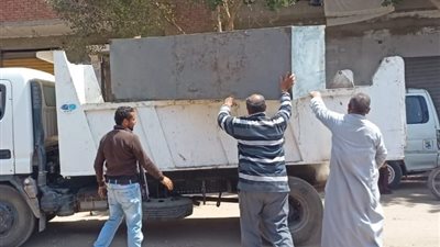  تحرير محاضر ورفع إشغالات في حملة مكبرة ببني سويف