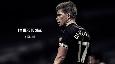 أول تعليق من دي بروين بعد تجديد تعاقده مع مانشستر سيتي