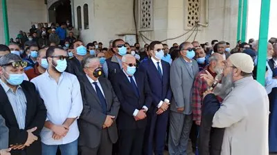 تشييع جنازة اللواء سماح قنديل محافظ بورسعيد الأسبق (صور)