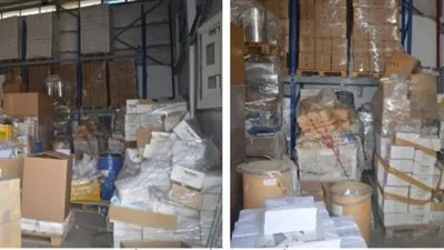 ضبط كمية كبيرة من الأدوية والمكملات الغذائية منتهية الصلاحية  بالإسكندرية