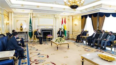 أبو الغيط: الجامعة تدعم العلاقات العربية مع كردستان العراق