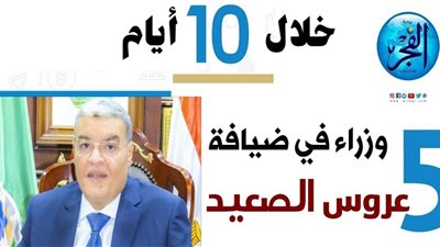  المنيا في عين السيسي | 5 وزراء يزورون المنيا خلال 10  أيام ..الفجر ترصد أهم 20 تصريح خلال زيارتهم للمنيا
