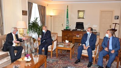 أبو الغيط يستقبل مبعوث الأمم المتحدة للسلام في الشرق الاوسط