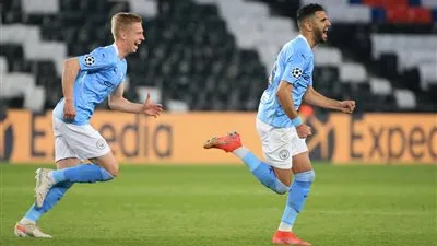 أهداف مباراة باريس سان جيرمان ومانشستر سيتي في دوري أبطال أوروبا.. شاهد هدف محرز العالمي