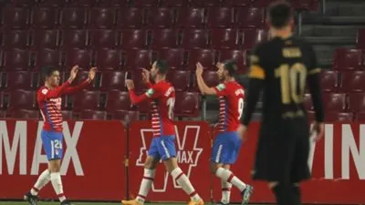 قناة مفتوحة تنقل مباراة برشلونة ضد غرناطة في الدوري الاسباني 