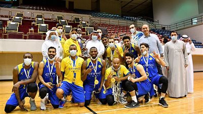 فريق النصر يحقق كأس وزارة الرياضة لكرة السلة للمرة الثالثة في تاريخه