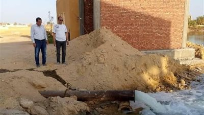 الري: تأهيل وتبطين عدد من الترع ببني سويف  