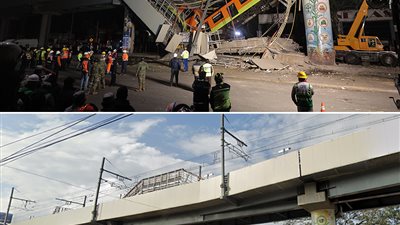 ارتفاع ضحايا سقوط قطار من فوق جسر معلق في المكسيك إلى 23 قتيلاً