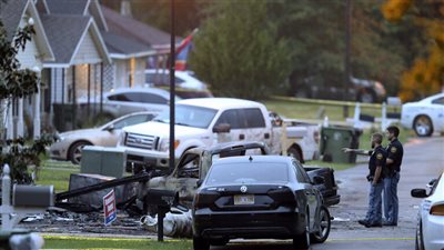 قتلى جراء سقوط طائرة على منزل بالولايات المتحدة الأمريكية