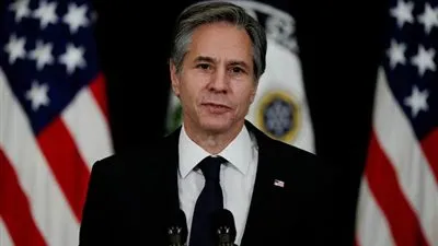 وزير الخارجية الأمريكي يلتقي برئيس الوزراء الأوكراني