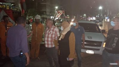 غلق وتشميع ٧ محلات خالفت مواعيد الحظر بالبساتين