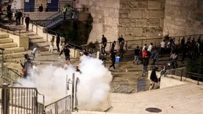 إصابة عدد من الفلسطينيين في مواجهات مع الشرطة الإسرائيلية في مدينة كفر قاسم