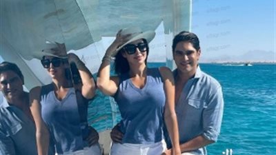 أحدث ظهور لـ ياسمين صبري وأحمد أبو هشيمة عبر 