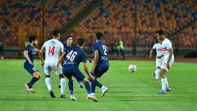الزمالك يضرب شباك إنبي بالثلاثة في الشوط الأول (فيديو)