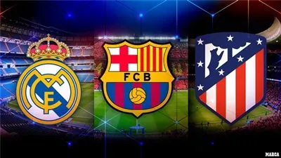 تعرف على حظوظ ريال مدريد وأتلتيكو وبرشلونة في التتويج بالدوري الإسباني