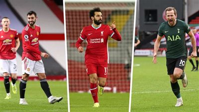 صلاح يطارد هاري كين في ترتيب هدافي الدوري الانجليزي