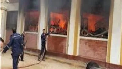 السيطرة على حريق داخل مدرسة ابتدائي في المعادي