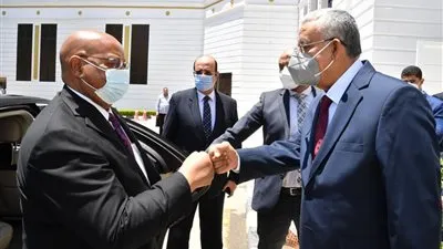 المستشار حنفي جبالي يستقبل رئيس برلمان زيمبابوي