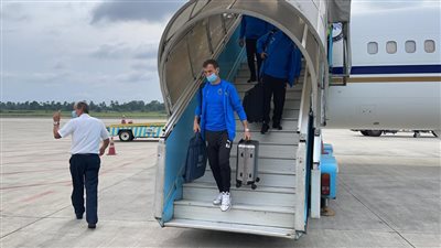 بعثة بيراميدز تصل نيجيريا لمواجهة أنيمبا في كأس الكونفدرالية الأفريقية